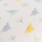 Простыня овальная на резинке из сатина с принтом dinosauria world из коллекции tiny world, 75х125х20 см