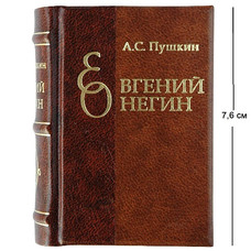 Мини-книга ЕВГЕНИЙ ОНЕГИН. А.С.Пушкин (5,3*7,6см)